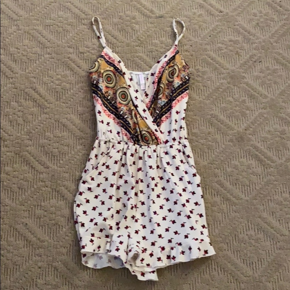 cute floral romper
